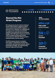 Cover of the Beyond the Net impact report 2013