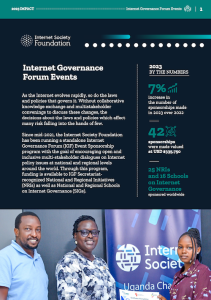 2023 Internet Governance Forum impact report