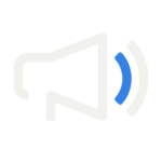 a megaphone