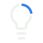 a lightbulb
